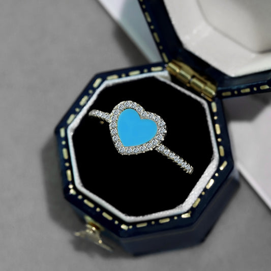 Anello Pietra Blu in argento