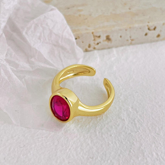 Anello_donna_Fuoco_in_argento - cucciolagioielli