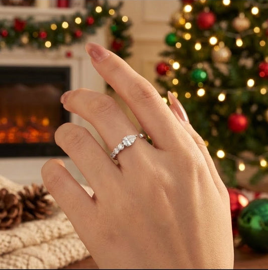 Anello Cometa Argento