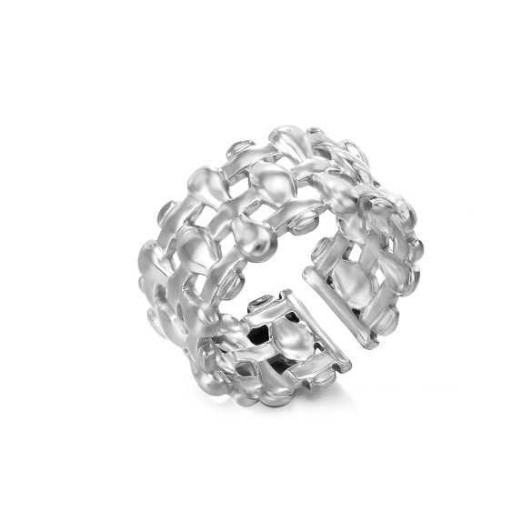 anello acciaio medioevo Cucciola Gioielli