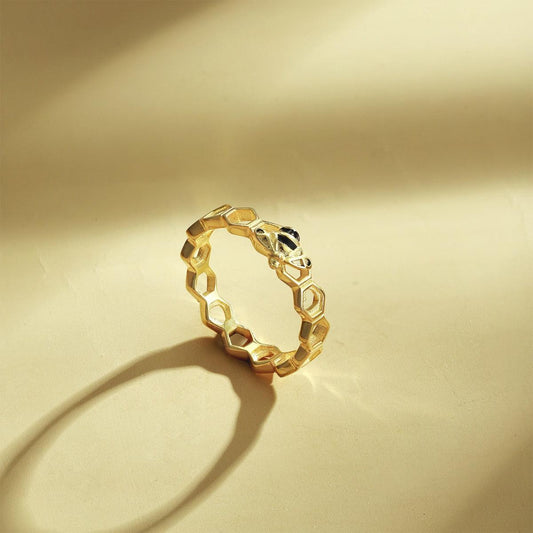 anello api in argento