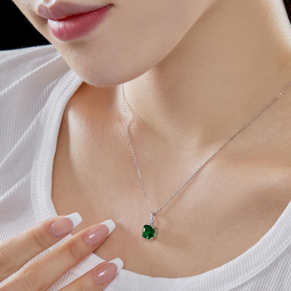 collana_argento_pietra_verde_Coco - cucciolagioielli