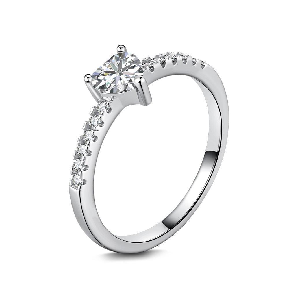 anello donna cuore