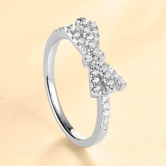 Anello con fiocco in Argento | Cucciola Gioielli