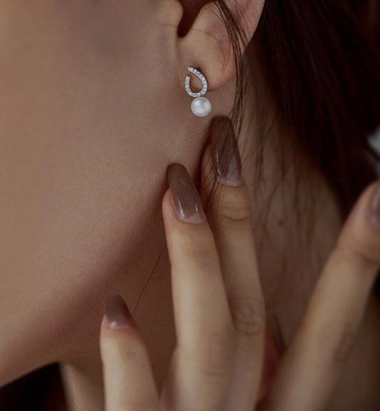 Orecchini Goccia di Perla | Cucciola Gioielli