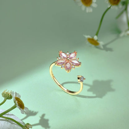 Anello_Azalea_regolabile_in_argento_925 - cucciolagioielli