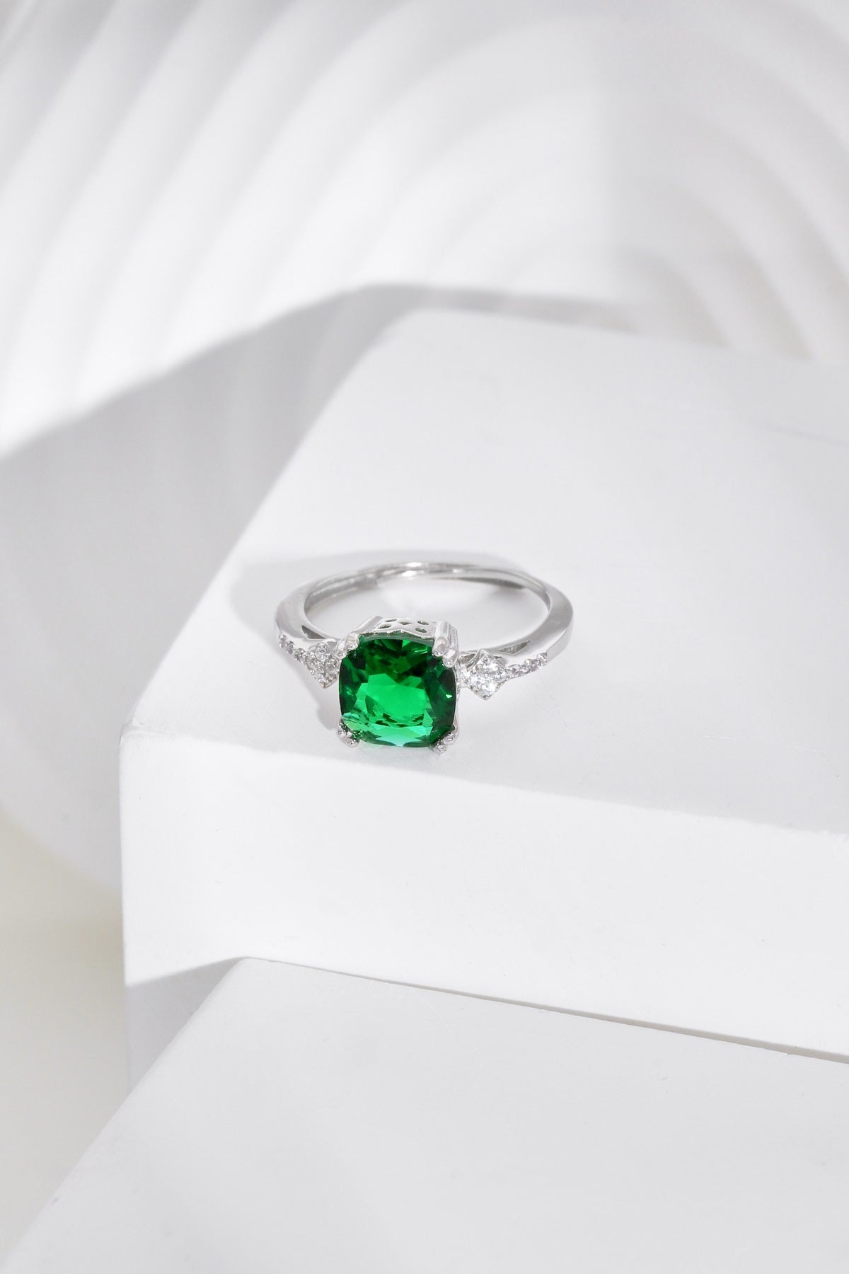 Anello Coco donna Pietra Verde Cucciola