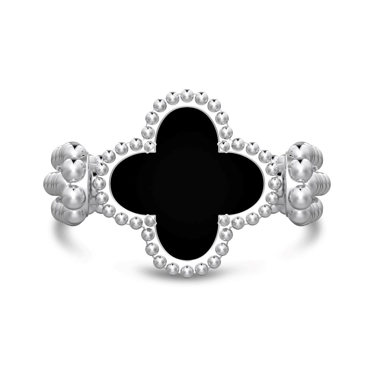 Anello Quadrifoglio Privé in Argento