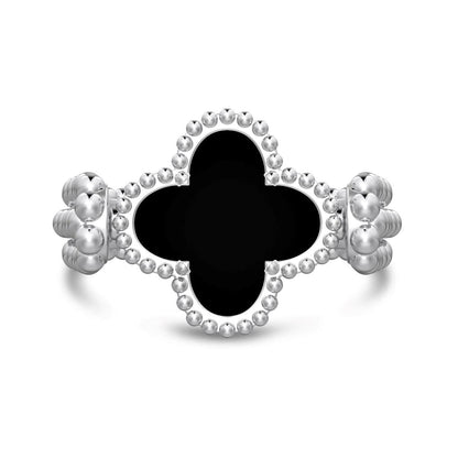 Anello Quadrifoglio Privé in Argento