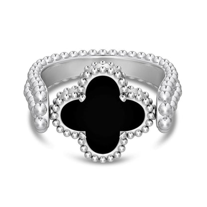 Anello Quadrifoglio Prive in Argento 