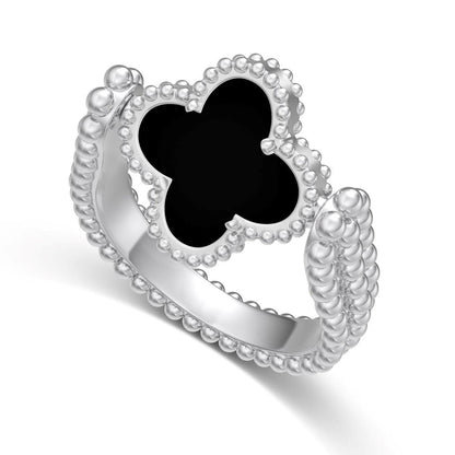 Anello Senza Nickel Quadrifoglio Prive