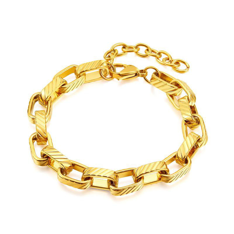 Bracciale Chain Gold Acciaio