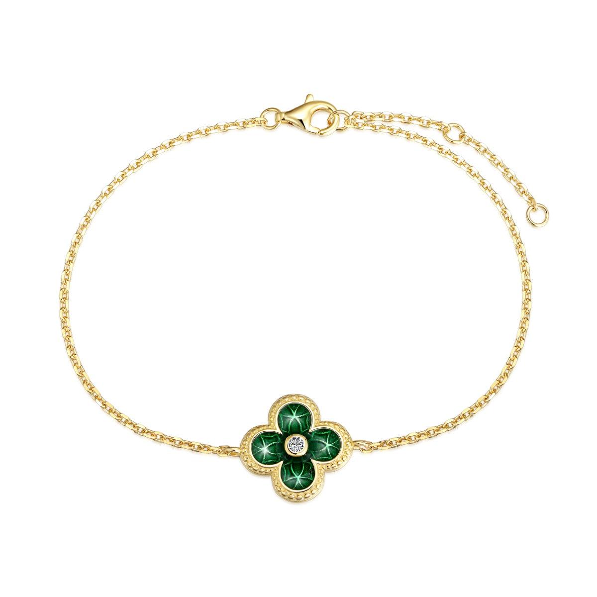 Bracciale_quadrifoglio_verde Cucciola Gioielli
