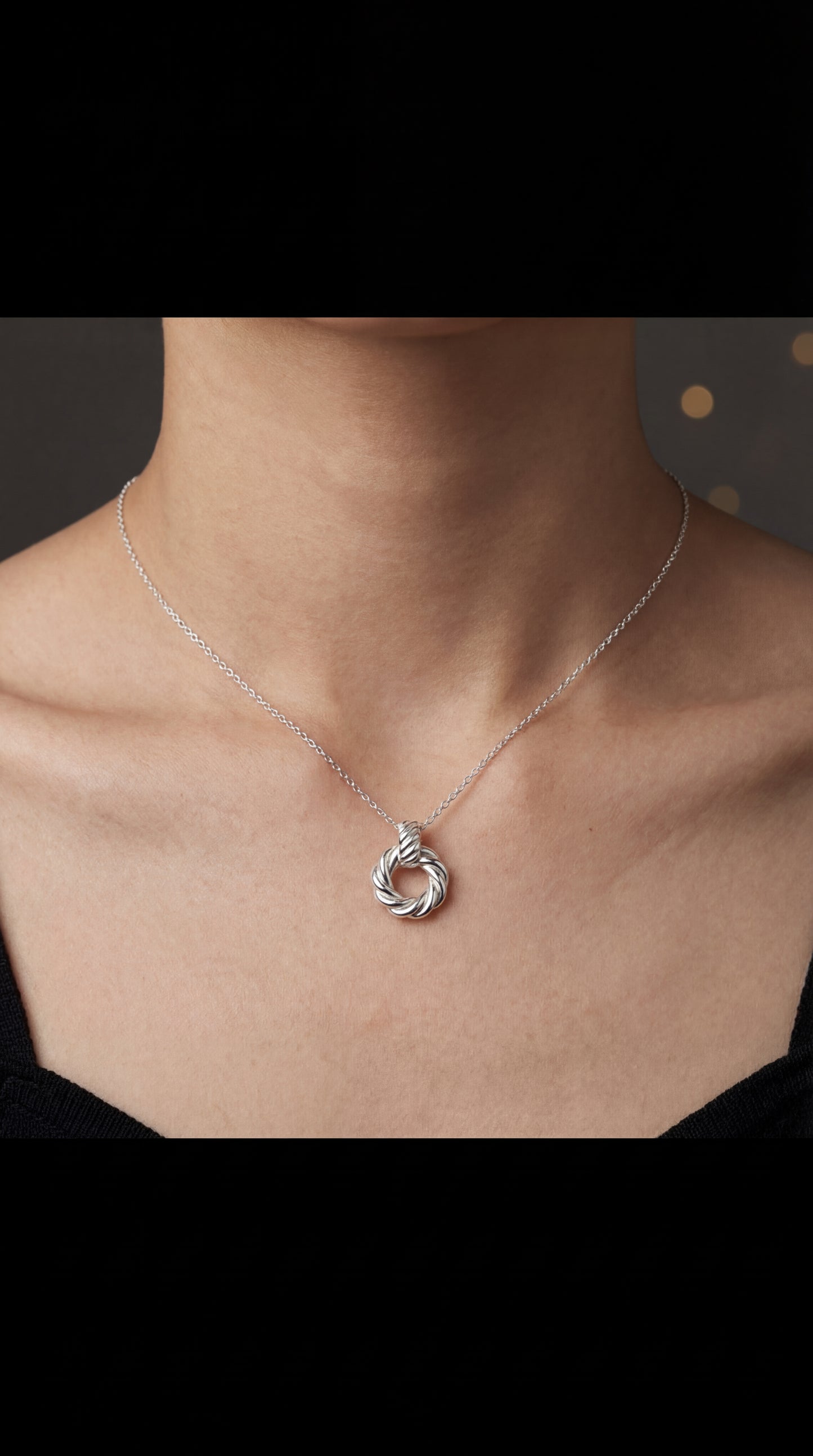 Collana ghirlanda Argento