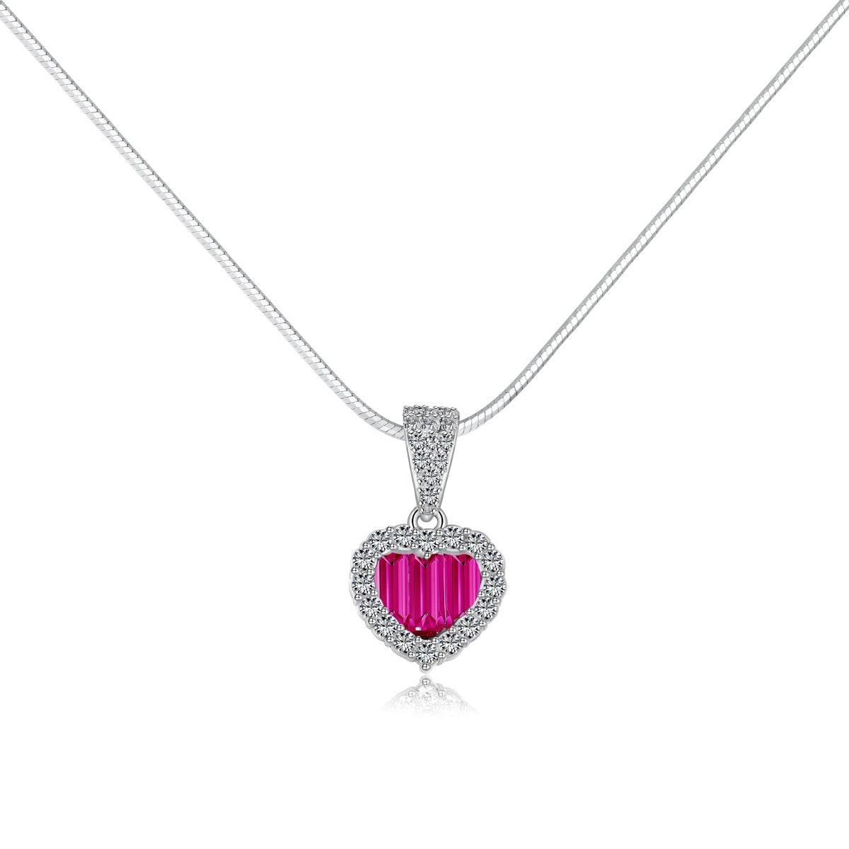Collana Cuore Pendente Calipso Argento