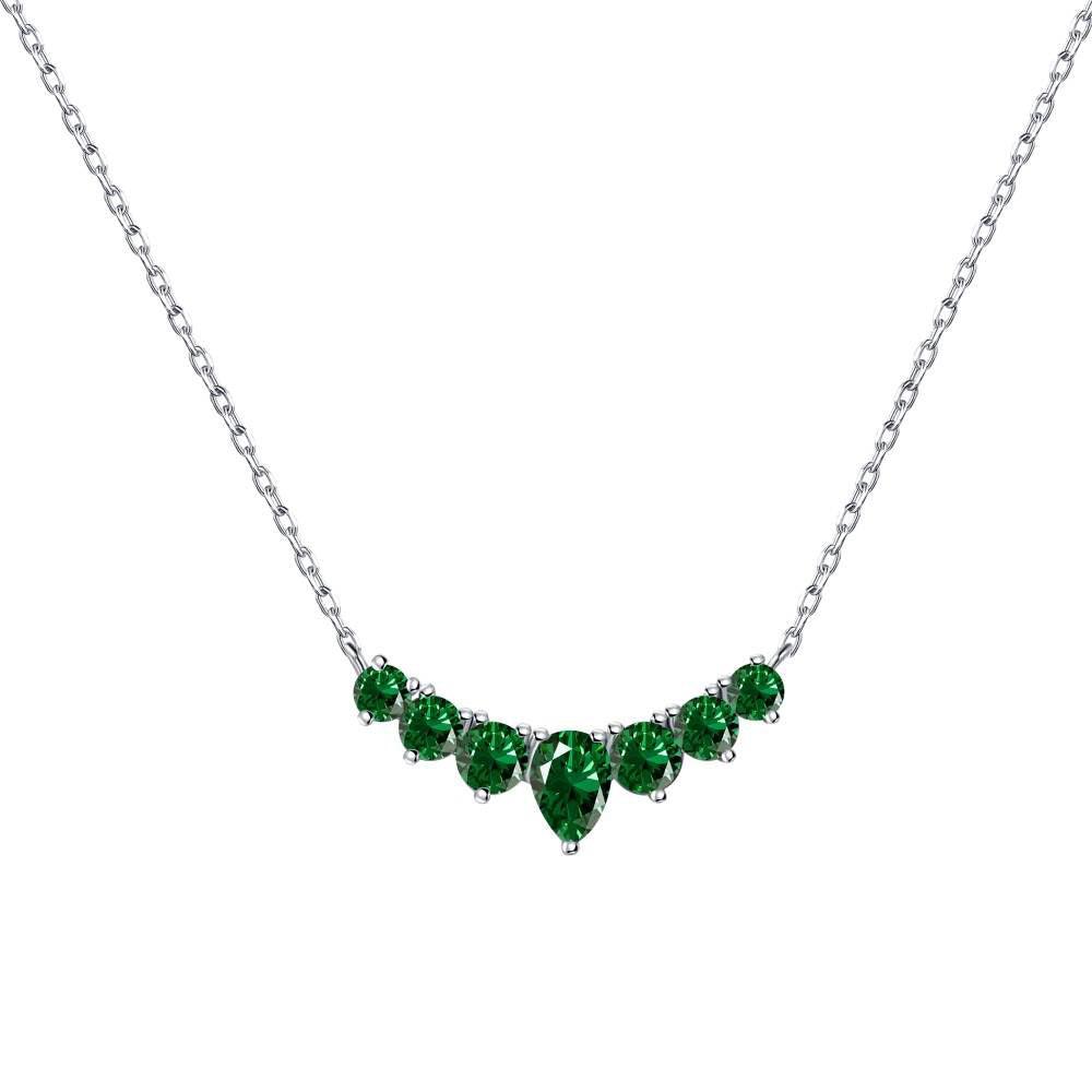 Collana Pietra Verde in Argento di Cucciola Gioielli