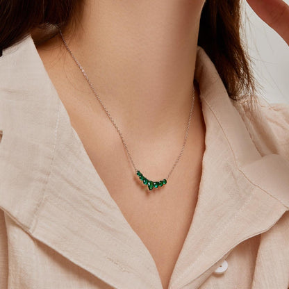 Collana pietra verde firmata Cucciola