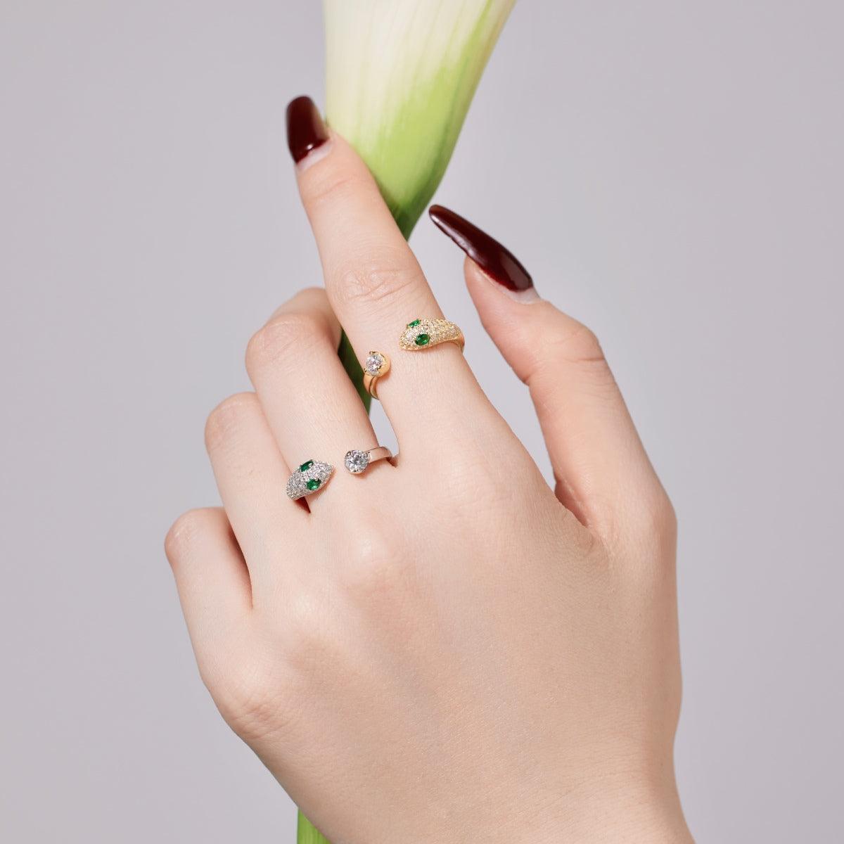 Anello Serpente Argento