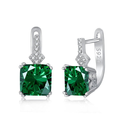 Orecchini_in_argento_pietra_verde - cucciolagioielli