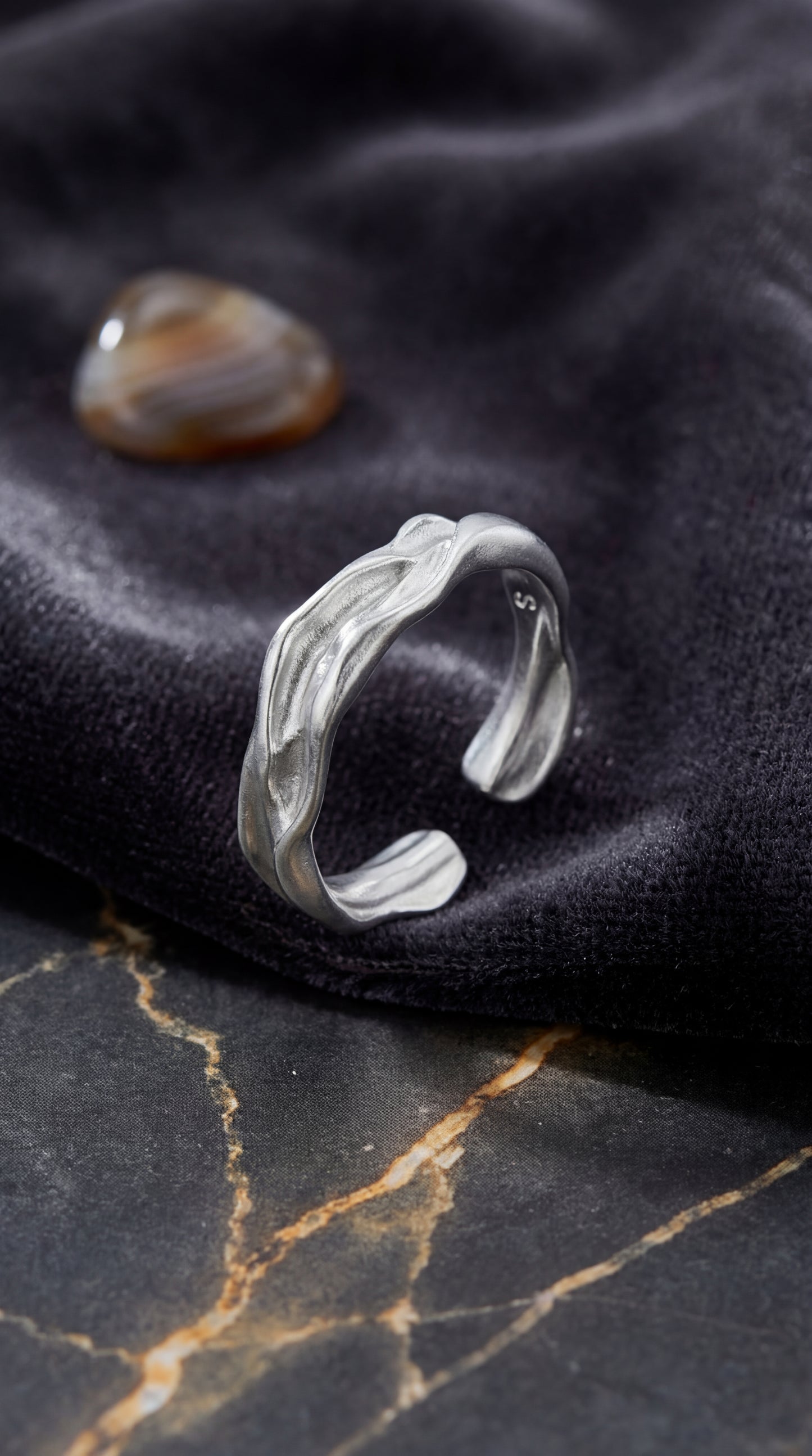 Anello Argento Vulcano