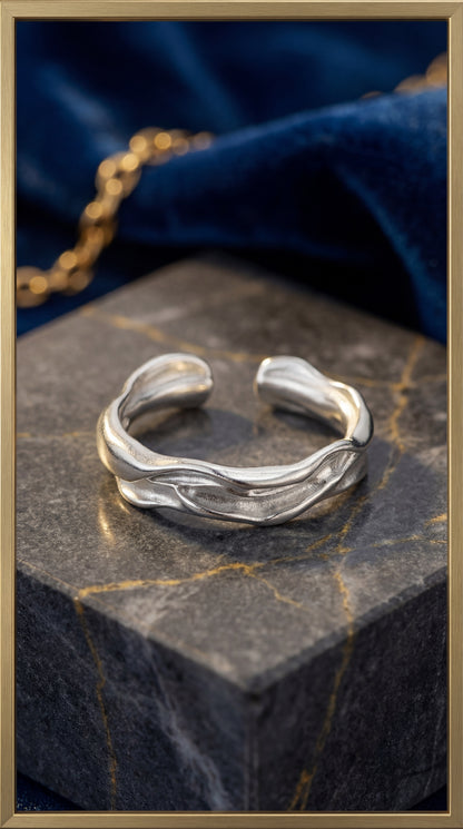 Anello Argento Vulcano