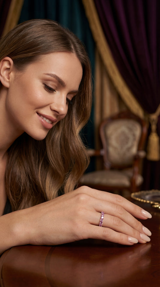 Anello Veretta in Argento