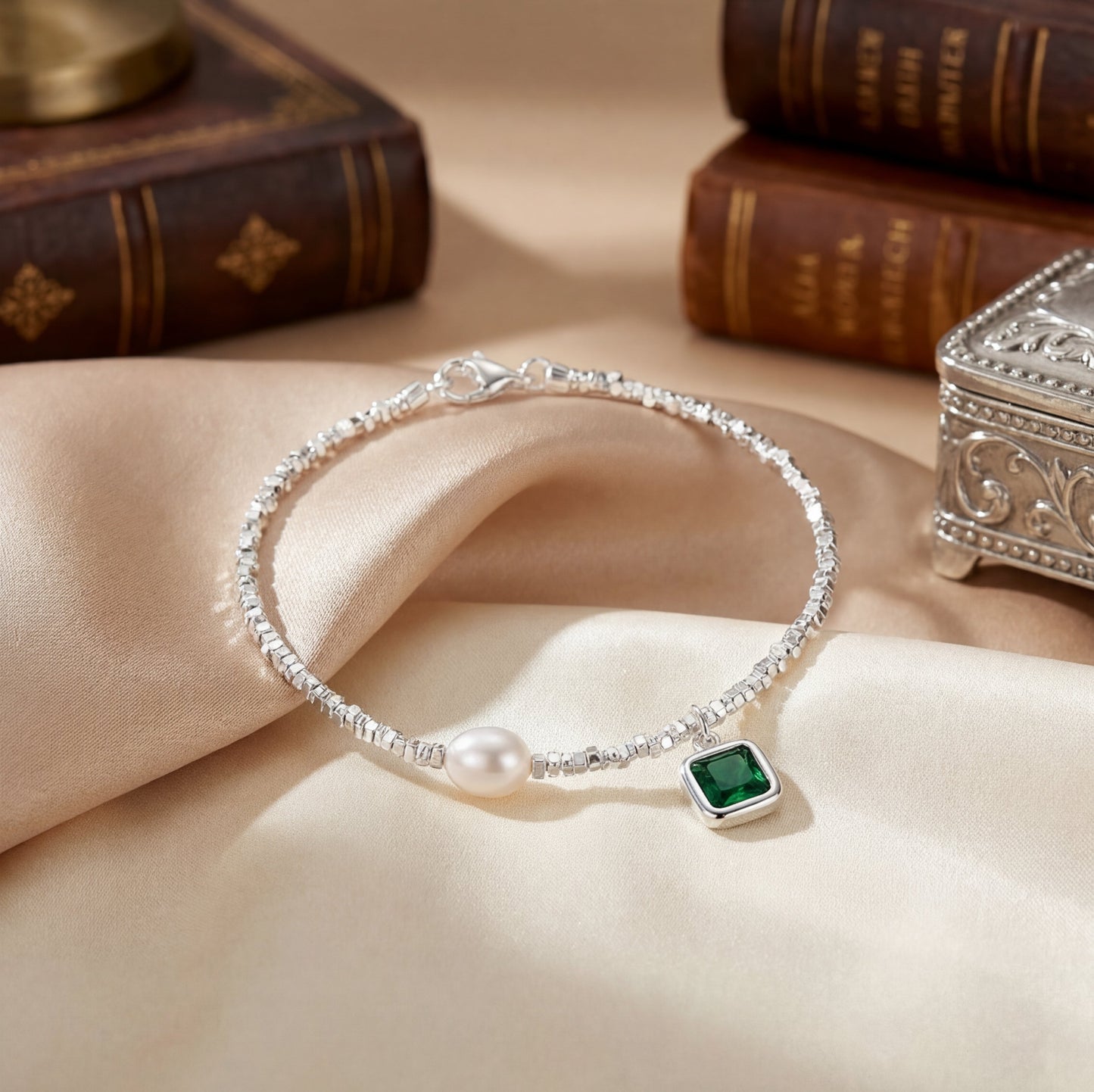 Bracciale Magna Graecia Verde Argento