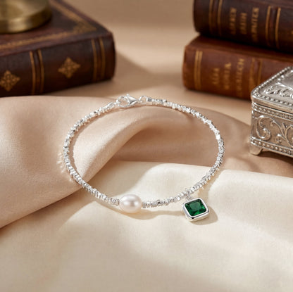 Bracciale Magna Graecia Verde Argento