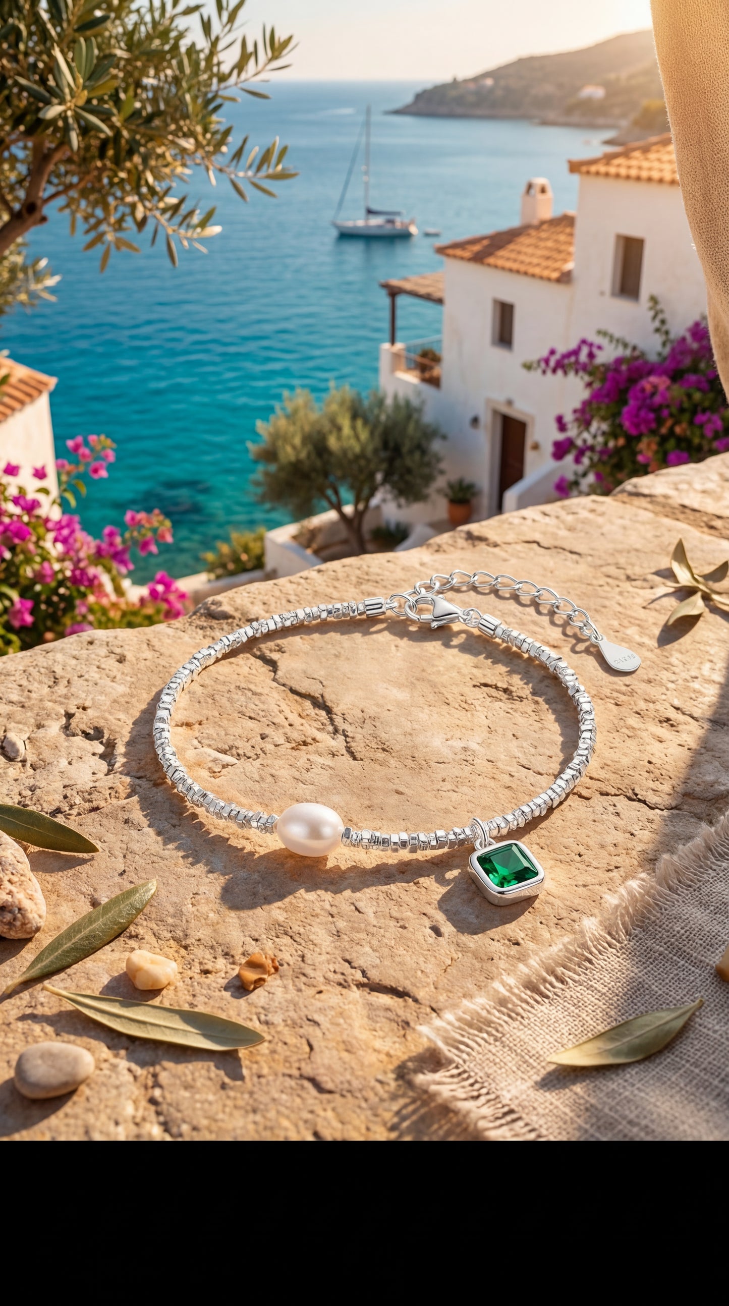 Bracciale Magna Graecia Verde Argento