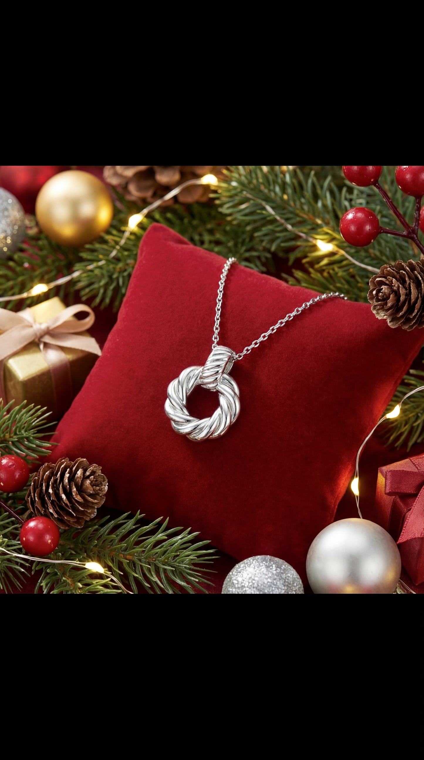 Collana ghirlanda Argento