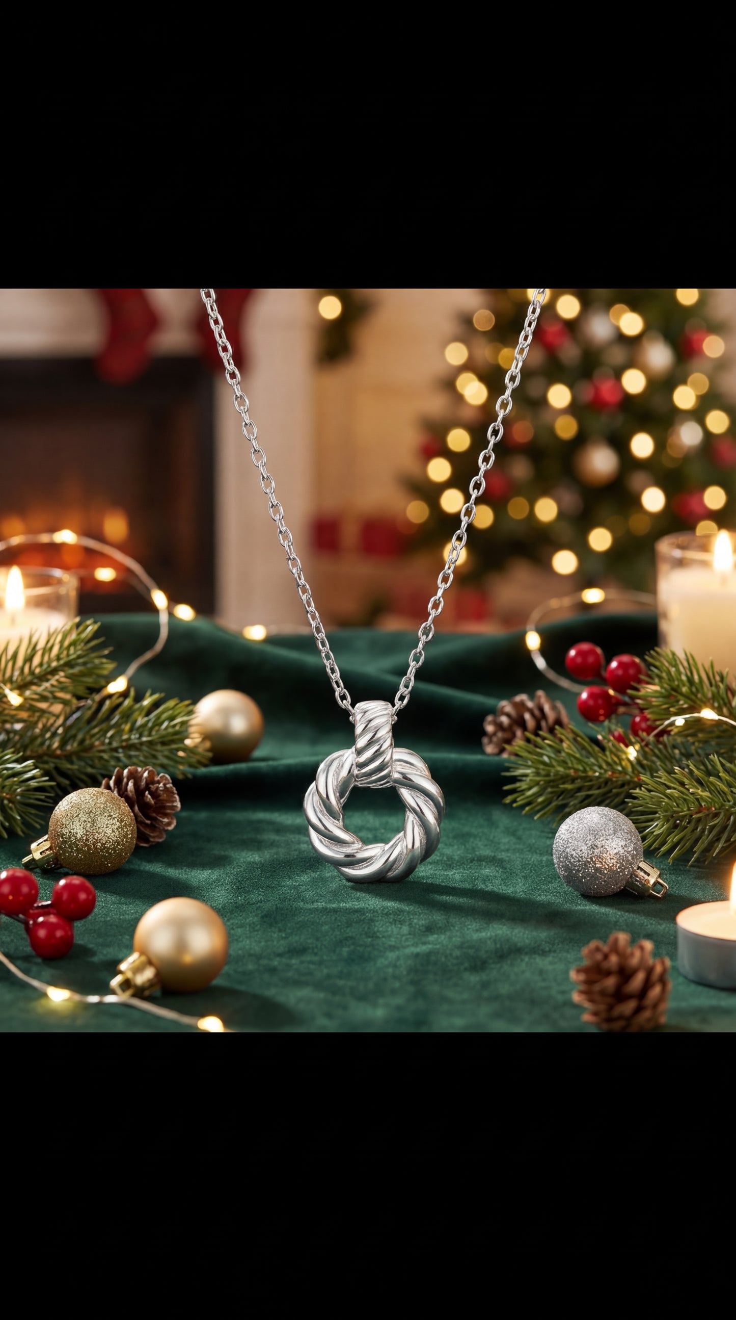 Collana ghirlanda Argento