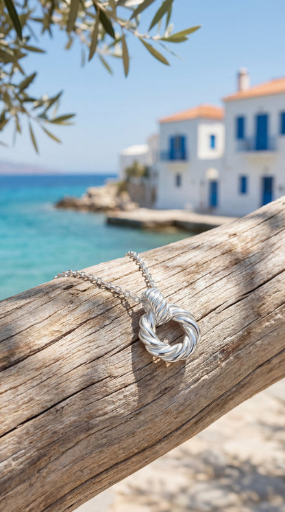 Collana ghirlanda Argento
