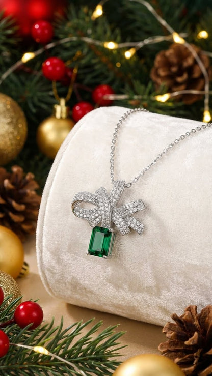 Orecchini Fiocco Regalo Argento