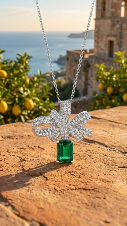Orecchini Fiocco Regalo Argento