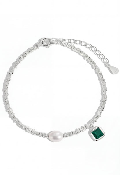 Bracciale Magna Graecia Verde Argento