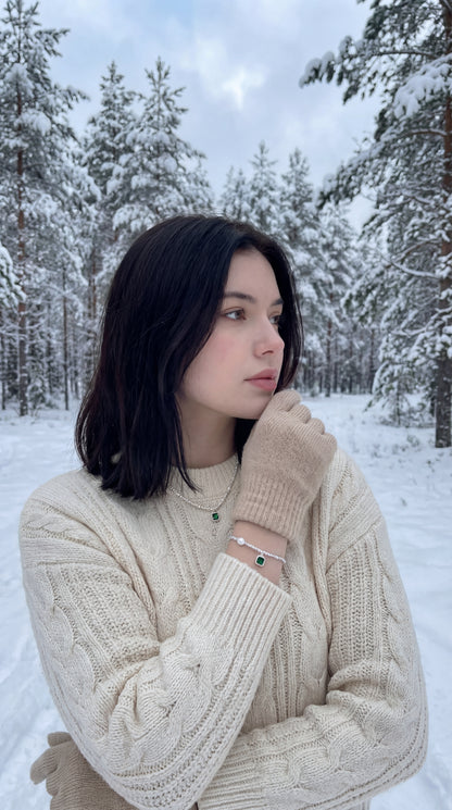 Bracciale Magna Graecia Verde Argento