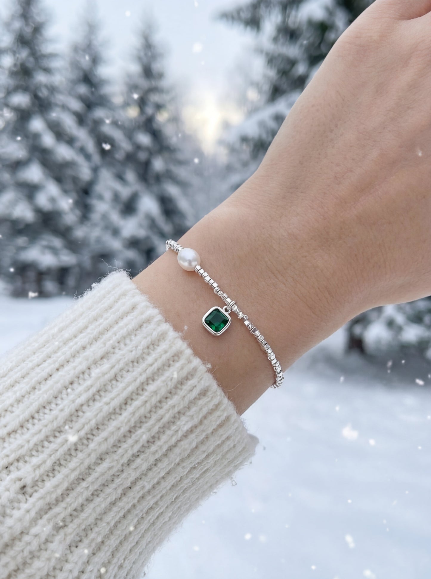 Bracciale Magna Graecia Verde Argento