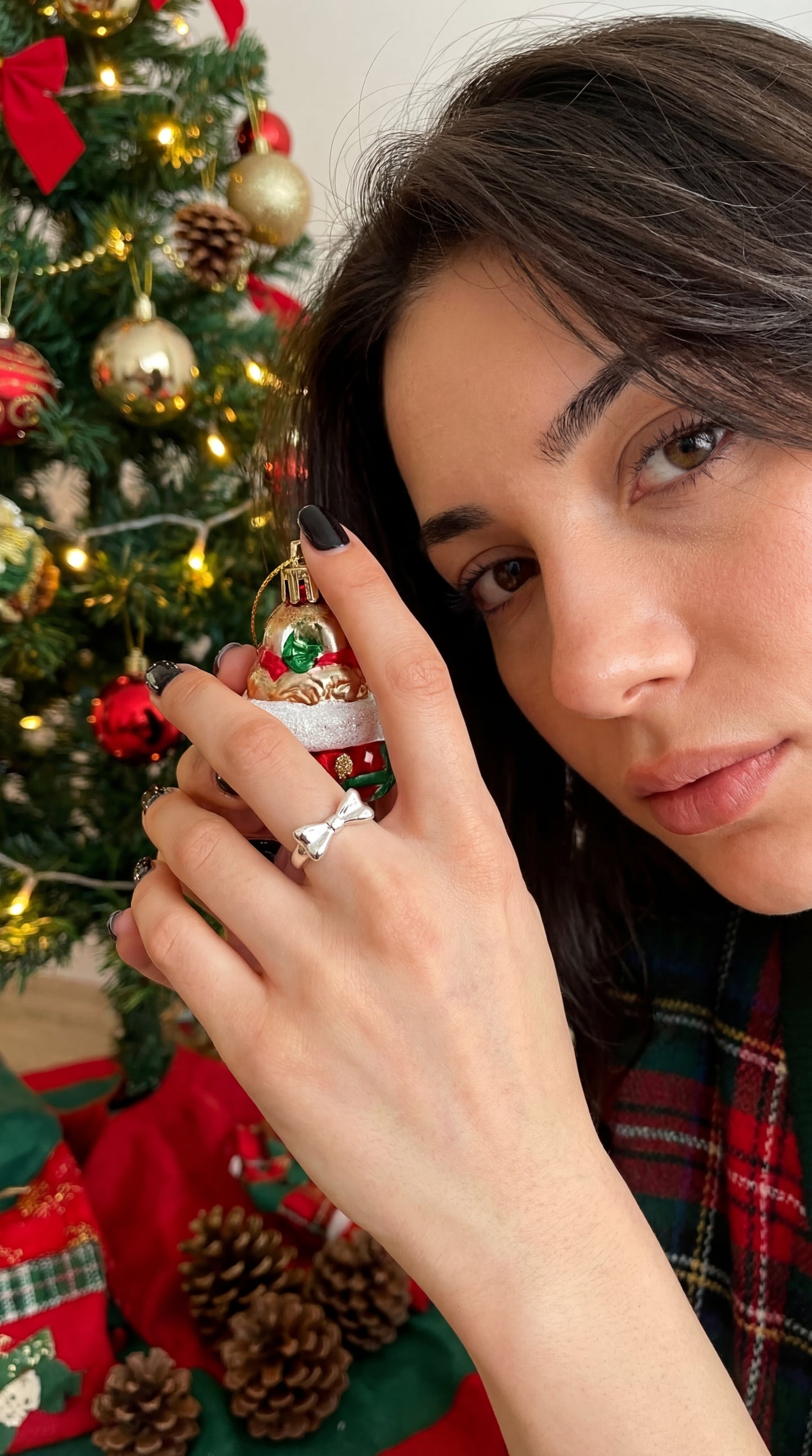 Anello Minnie Argento