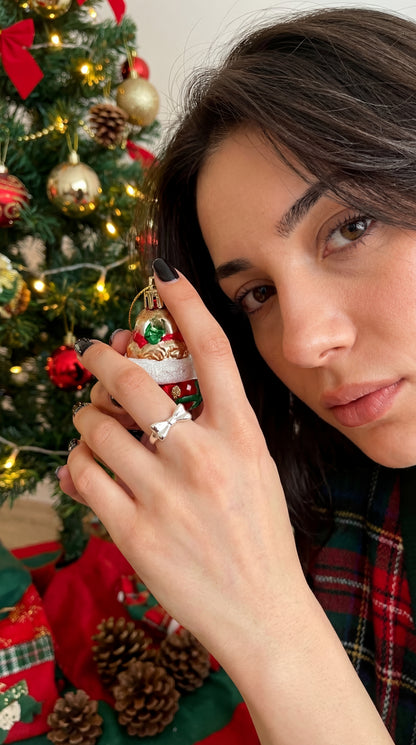 Anello Minnie Argento