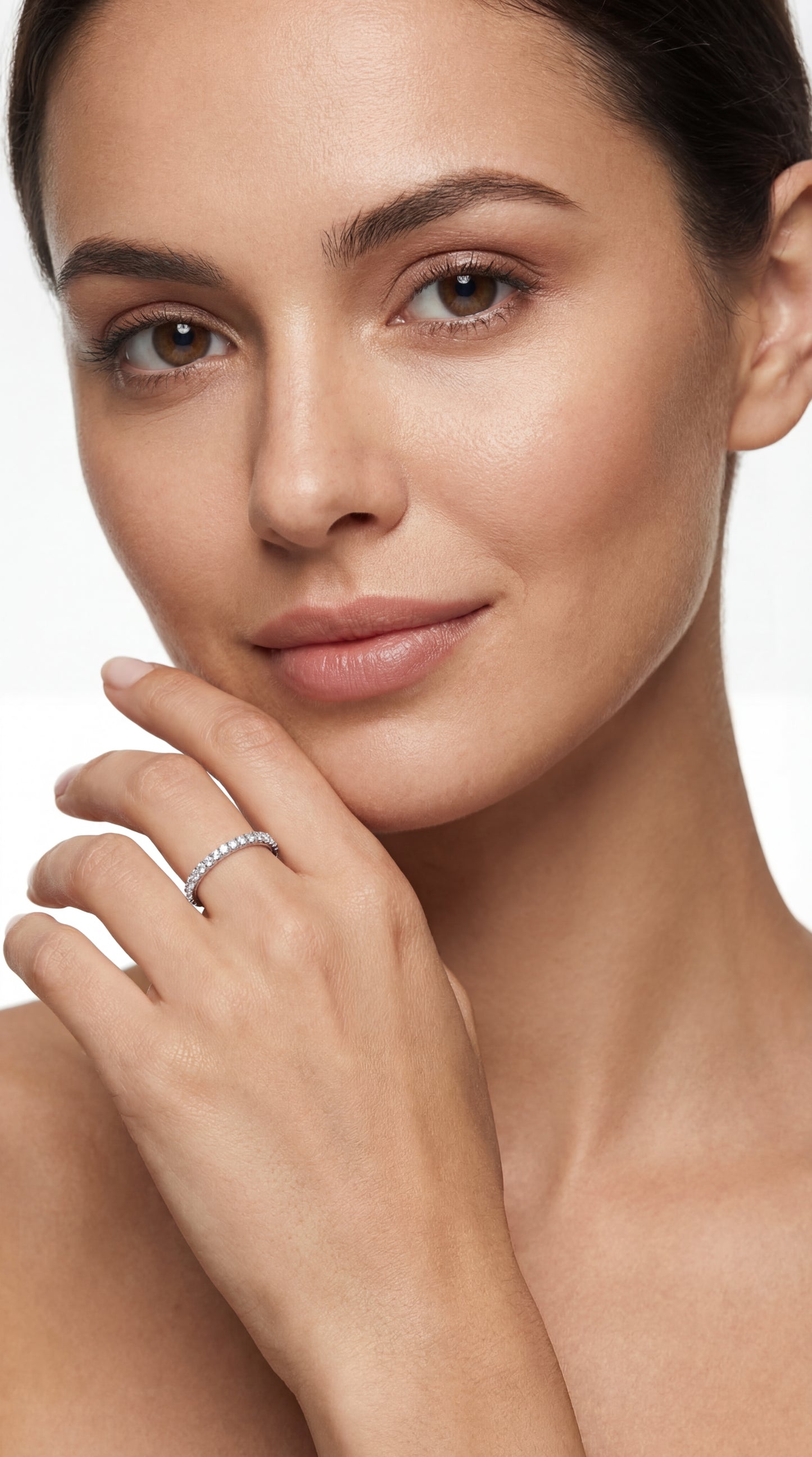 Anello diamanti Argento