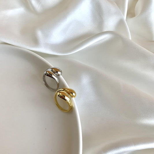 Anelli Goccia in Argento di Cucciola