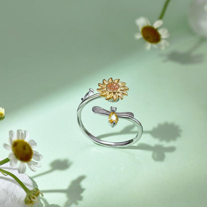 anello_donna_girasole_senza_nickel - cucciolagioielli