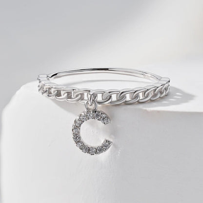 anello donna iniziale c