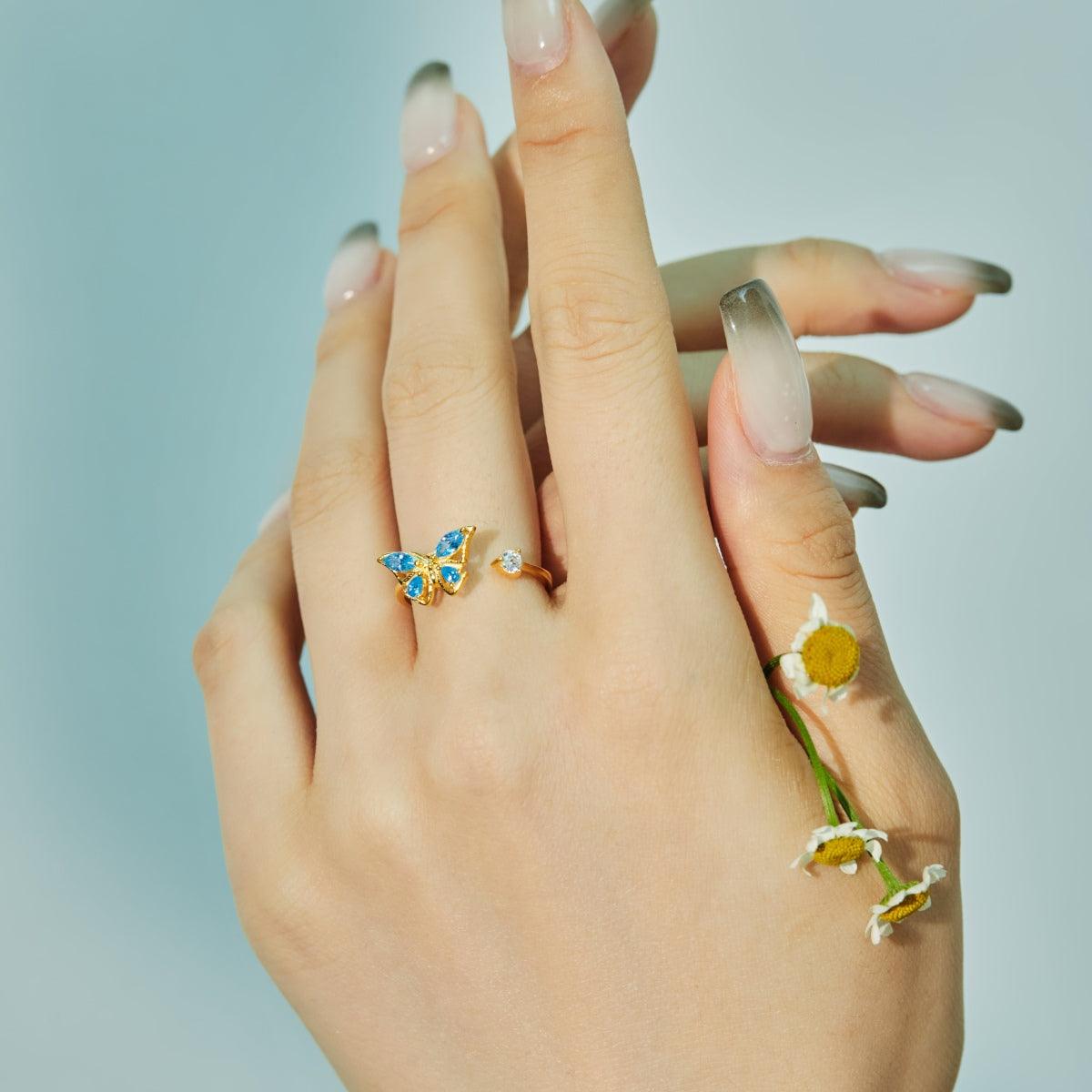 anello_farfalla_luminose - cucciolagioielli