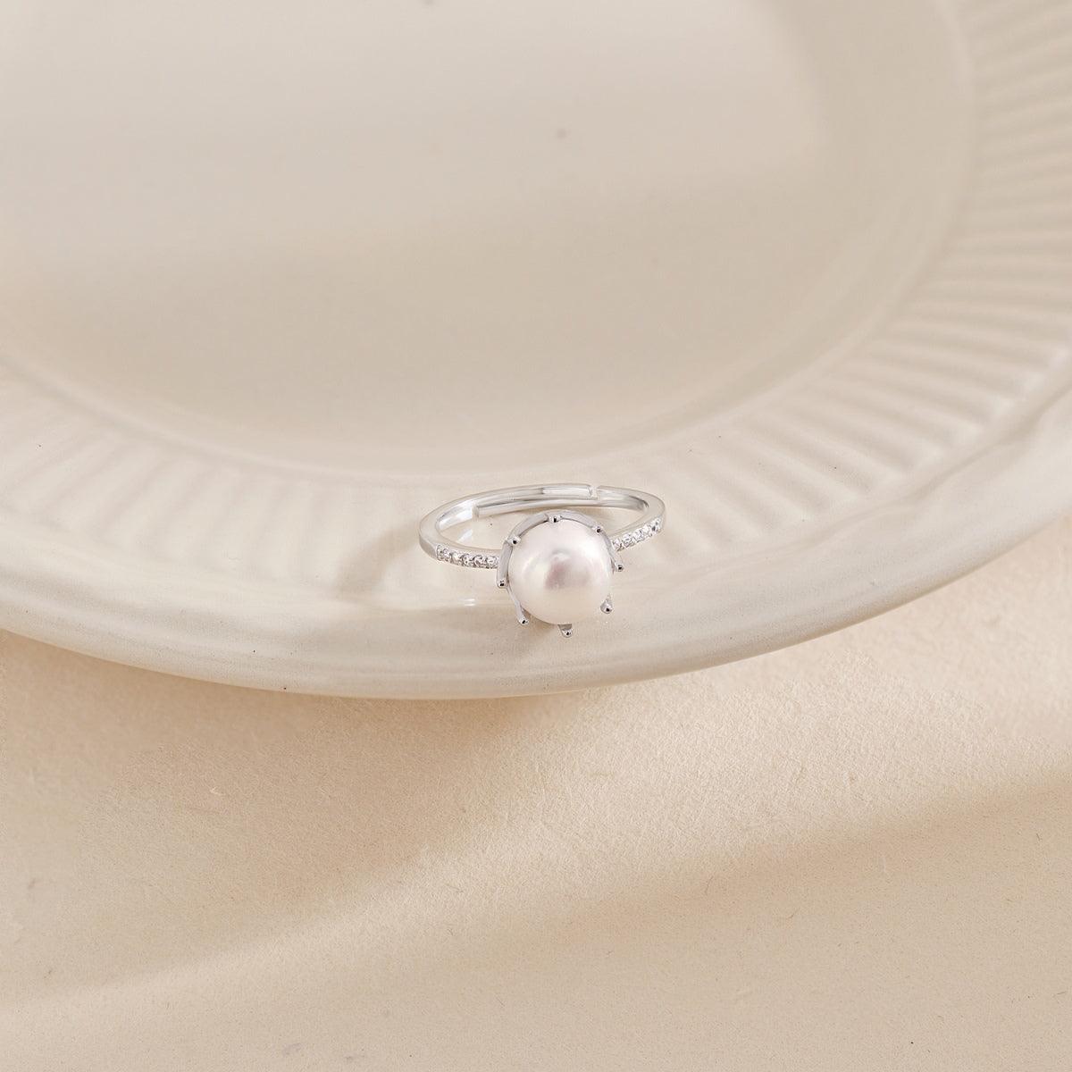 anello_perla_regolabile - cucciolagioielli