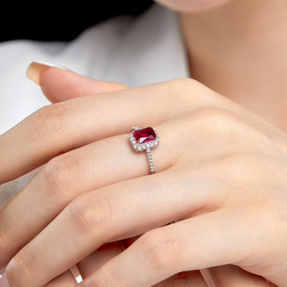 anello_pietra_rossa_argento - cucciolagioielli