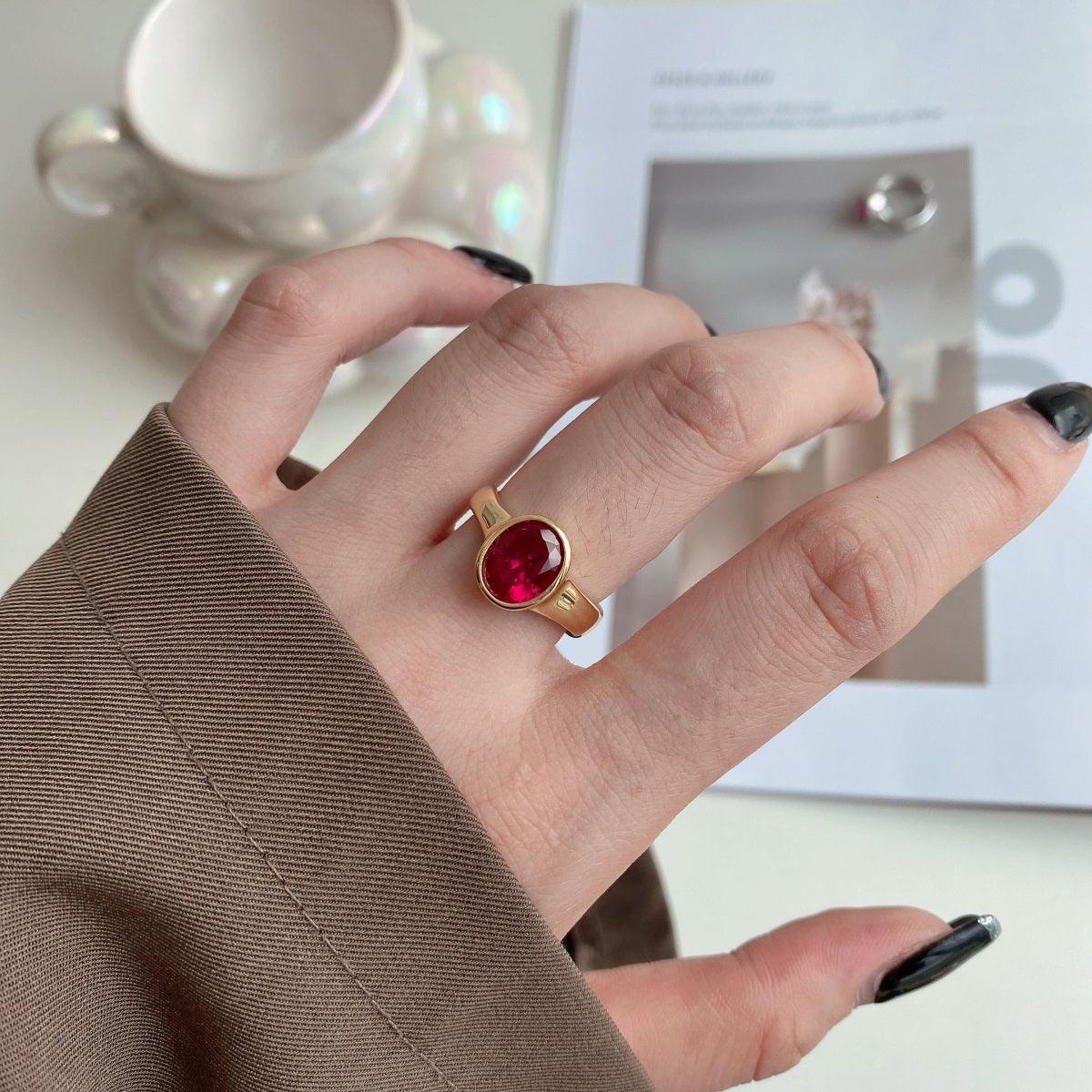 anello_pietra_rossa_fuoco_donna - cucciolagioielli