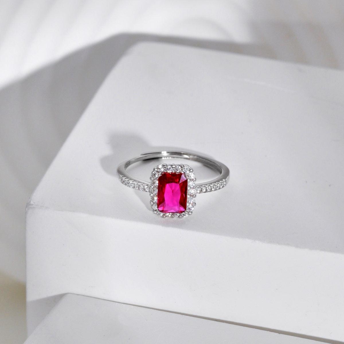 anello_pietra_rossa_regolabile - cucciolagioielli