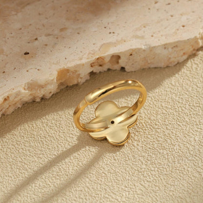 anello quadrifoglio verde Cucciola 