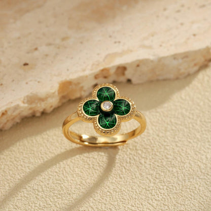 anello Quadrifoglio in Argento 925
